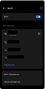 The Android system Settings, Network & internet screen.